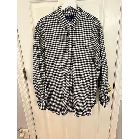 Ralph Lauren S/2 Plaid & Gingham Button Down Shirts sz XXL EUC - Picture 2 of 14
